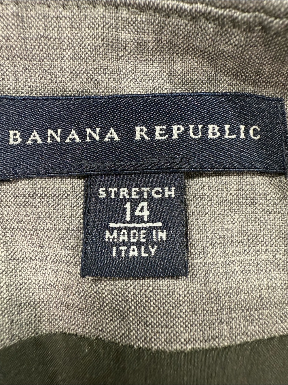 Banana Republic Essential Pencil Skirt Plaid Gray Size 14 - Picture 3 of 7